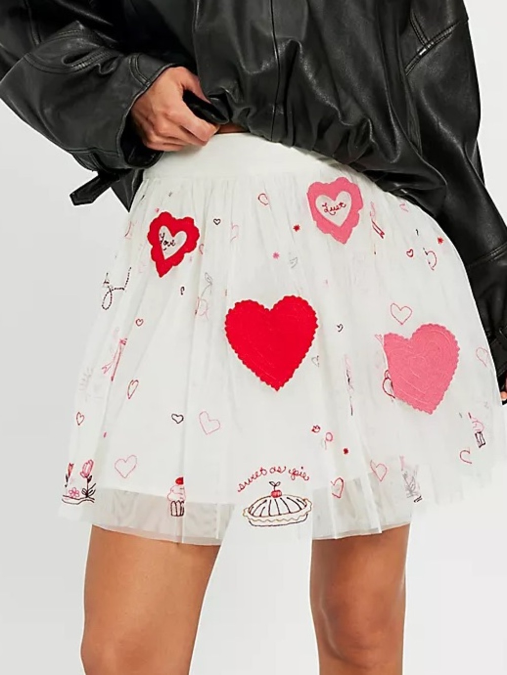 NWT FREE PEOPLE The Sketchbook Skirt | Love Shop MSRP $168 Size XS Oversized